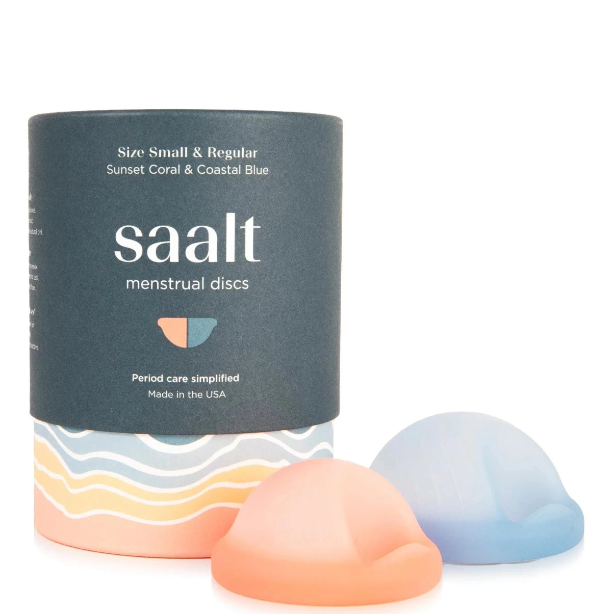 Saalt Menstrual Disc Duo | Small &amp; Regular | The Period Co.