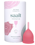 Saalt Menstrual Cup | Himalayan Pink Small | The Period Co.
