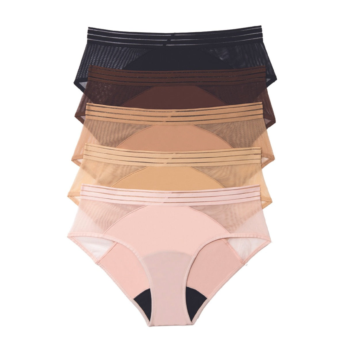 Saalt Period Underwear Elemental Mesh Hipster | Regular Absorbency | The Period Co.