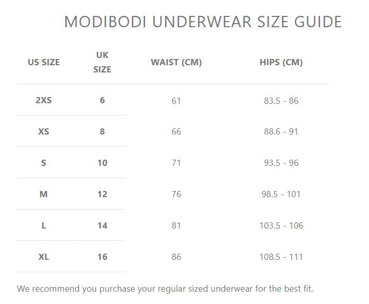 Modibodi Period Panties Underwear Classic Bikini Heavy-Overnight – The Period  Co.
