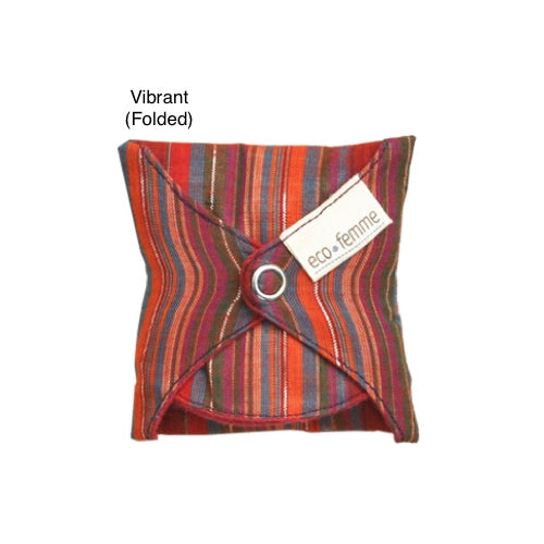 Eco Femme Washable Cloth Night Pad | Vibrant (Folded) | The Period Co.