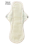 Eco Femme Washable Cloth Night Pad | Natural (Front) | The Period Co.
